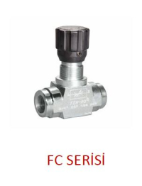 FC Serisi Hidrolik Hız Ayar Valfleri - "Çeksiz"