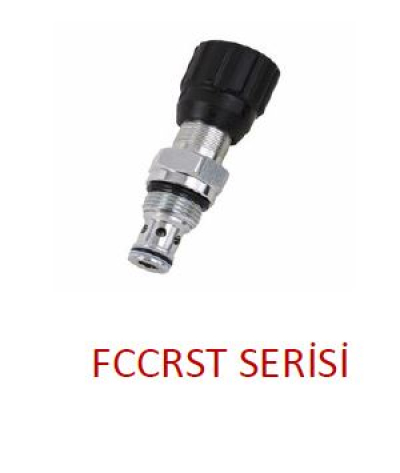 FCCRT Serisi Hidrolik Kartriç Tip Hız Ayar Valfleri - Çeksiz
