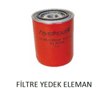 Hidrolik Hat Tipi Dönüş Filtreleri Yedek Eleman 