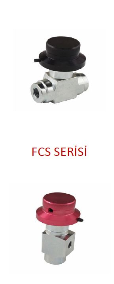 FCS Serisi Hassas Hız Ayar Valfleri (Şerit Testere ve Hassas Uygulama)Alttan Giriş