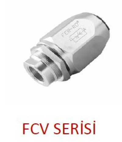 FCV Serisi Hidrolik Volan Tip Hız Ayar Valfleri - Çeksiz